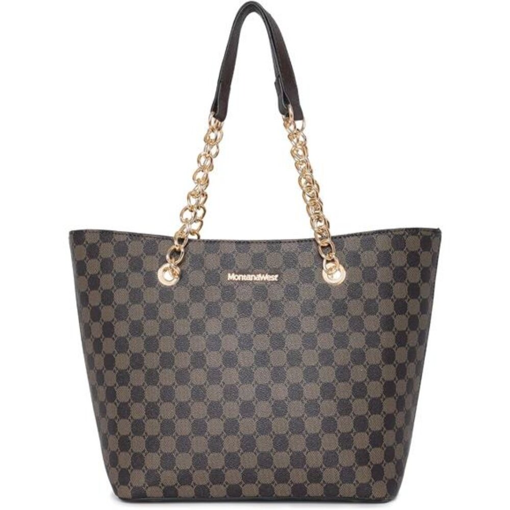Montana West Tote Bag for Women Chain Top-handle Handbags